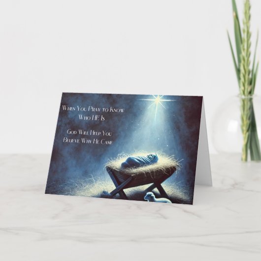 Heilige Kerstfeest Kaart (Voorkant)