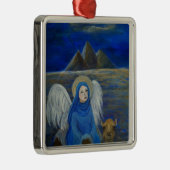 Heilige Kerstkerstversiering Metalen Ornament (Rechts)