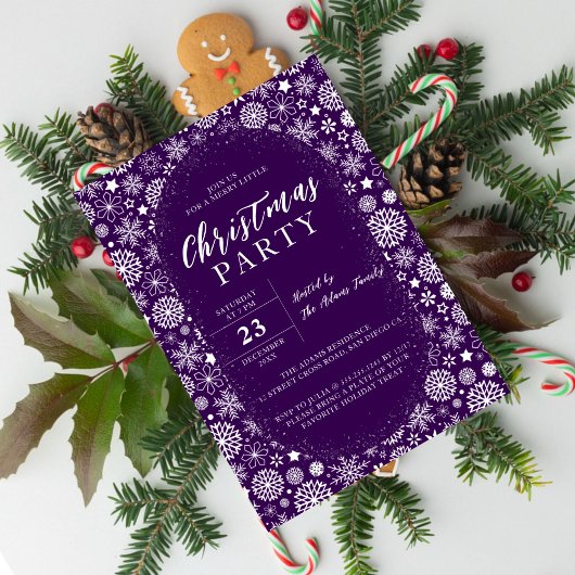 Heilige Kerstmis Nieuwjaar Douche Brunch Party Uit Kaart