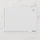 Heilige Kingfisher Wall Art Briefkaart (Achterkant)