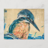 Heilige Kingfisher Wall Art Briefkaart (Voorkant)
