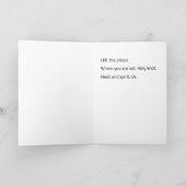 Heilige Knoop: een haiku kaart voor degene die je  (Binnen)