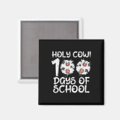 Heilige Koe 100 dagen school 100e dag smarter Teac Magneet (Voorkant / Achterkant)