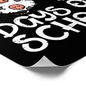 Heilige Koe 100 dagen school 100e dag smarter Teac Poster (Hoek)