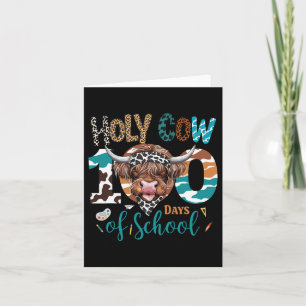 Heilige Koe 100 dagen schoolleraar 100ste dag Smar Kaart