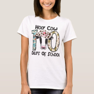 🐮 Heilige Koe! 100 dagen schoolt-shirt T-shirt