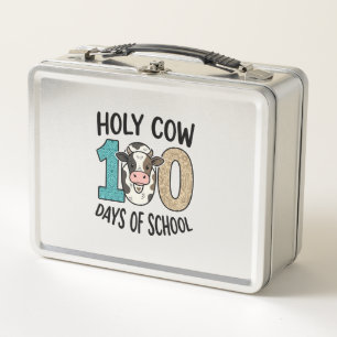 Heilige Koe 100 Dagen van School Vintage Koe Shirt