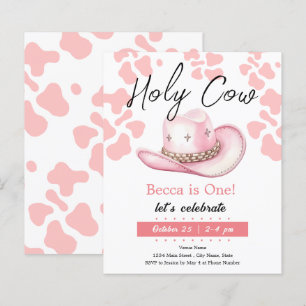 Heilige Koe 1e Cowgirl Pet Verjaardags Meisje