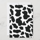 Heilige Koe 1e verjaardag Kaart (Achterkant)