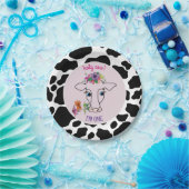 Heilige Koe 1e verjaardag Papieren Bordje (Feest)