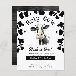 Heilige Koe 1e Verjaardag Waterverf