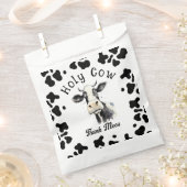 Heilige Koe 1e Verjaardag Waterverf Bedankzakje (Geknipt)