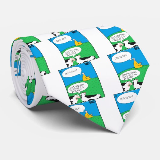 Heilige Koe 2017 Zazzle Stropdas (Opgerold)