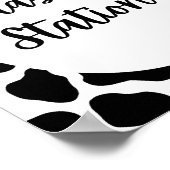 Heilige Koe Afdruk Verjaardaggrazing Onderteken Poster (Hoek)