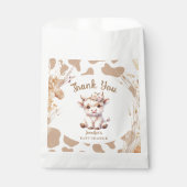 Heilige Koe Baby shower Boho Genderneutraal Bedankzakje (Voorkant)
