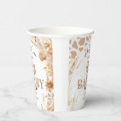 Heilige Koe Baby shower Boho Genderneutraal Papieren Bekers (Rechts)