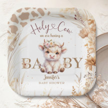 Heilige Koe Baby shower Boho Genderneutraal