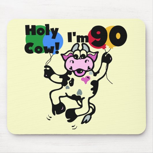 Heilige Koe ben ik 90 T-shirts en Giften Muismat (Voorkant)