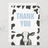 Heilige Koe Birthday Dank u wel Bedankkaart (Voorkant / Achterkant)