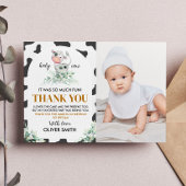 Heilige Koe Birthday Foto bedankt