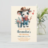 Heilige Koe Birthday Kaart (Staand voorkant)