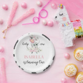 Heilige Koe Birthday Papieren Bordje (Feest)