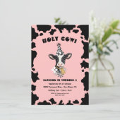 Heilige Koe Birthday Partij Kaart (Staand voorkant)