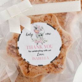 Heilige Koe Birthday Sticker Labels