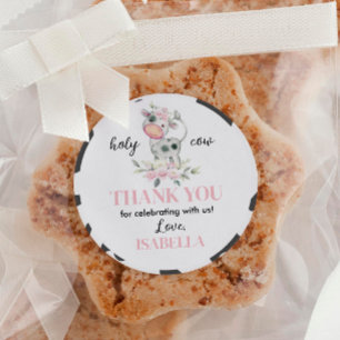 Heilige Koe Birthday Sticker Labels