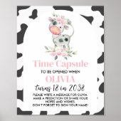 Heilige Koe Birthday Time Capsule-teken Poster (Voorkant)