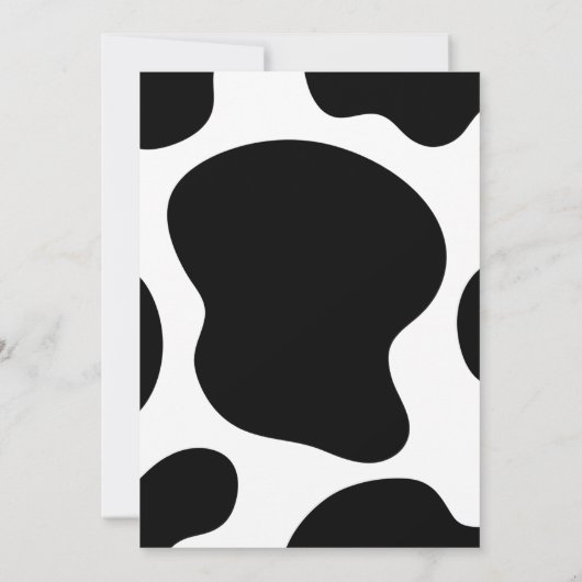 Heilige Koe Birthday Uitnodiging (Achterkant)