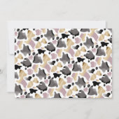 Heilige Koe Bloemen 1e Verjaardag Foto Uitnodigen Kaart (Achterkant)