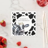 Heilige Koe Boerderij Daisy Birthday Servet (Insitu)