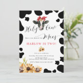 Heilige Koe Boerderij Zonnebloem Kaart (Staand voorkant)