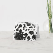 Heilige Koe | Boho Baby shower | Pampas Grass Bedankkaart (Achterkant)