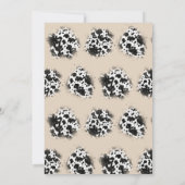 Heilige Koe | Boho Baby shower | Pampas Grass Kaart (Achterkant)