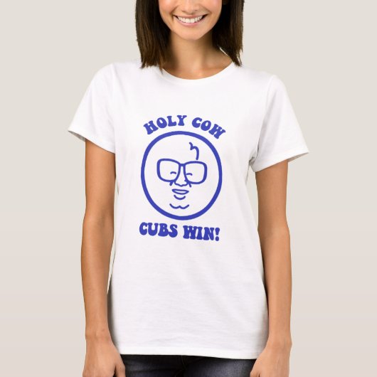 Heilige Koe Cubs Win T-shirt (Voorkant)
