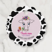 Heilige Koe Dank Je Bedankjes Labels (Achterkant)