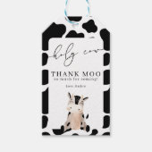 Heilige Koe Dank Moo Birthday Cadeaulabel (Voorkant)