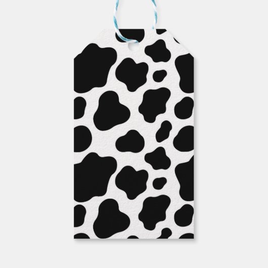 Heilige Koe Dank Moo Sunflower Birthday Cadeaulabel (Achterkant)