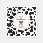 Heilige koe, dank Moo voor zijn komst Servet (Voorkant)