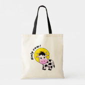 "Heilige Koe" De Koe met halo Tote Bag (Achterkant)