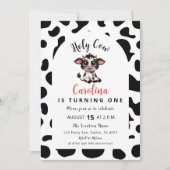 Heilige Koe die één wordt Feestdagenkaart (Voorkant)