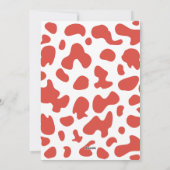 Heilige Koe die één wordt Feestdagenkaart (Achterkant)