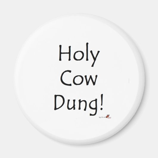 Heilige Koe Dung Magneet (Voorkant)