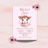 Heilige Koe! Een lieve baby is onderweg! Kaart