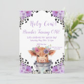 Heilige Koe Eerste uitnodiging van afgelopen zater (Staand voorkant)