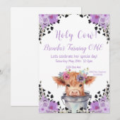 Heilige Koe Eerste uitnodiging van afgelopen zater (Voorkant / Achterkant)