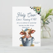 Heilige Koe Eerste uitnodiging van afgelopen zater (Staand voorkant)