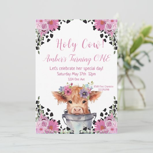 Heilige Koe Eerste uitnodiging van afgelopen zater (Staand voorkant)